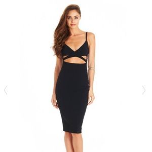 NWOT Black Heidi Bodycon Dress by Nookie